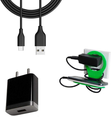 SARVIN Wall Charger Accessory Combo for OPPO A9 2020(Black)