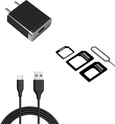 DAKRON Wall Charger Accessory Combo for OPPO Reno 2Z(Black)