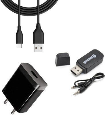 DAKRON Wall Charger Accessory Combo for OPPO Reno 2(Black)