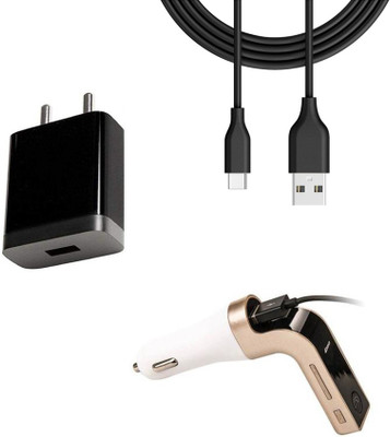 DAKRON Wall Charger Accessory Combo for OPPO A9 2020(Multicolor)
