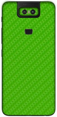Orgic India Asus 6Z Mobile Skin(Carbon Green)