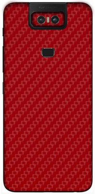 Orgic India Asus 6Z Mobile Skin(Carbon Red)