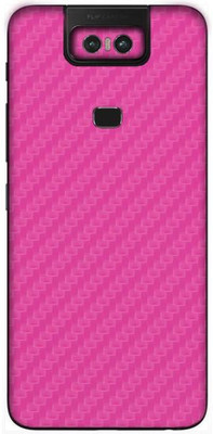 Orgic India Asus 6Z Mobile Skin(Carbon Pink)