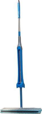 SUNDEX Wet & Dry Mop for Home and Office Cleaning with Reusable Washable Microfiber Mop Wet & Dry Mop (Blue)