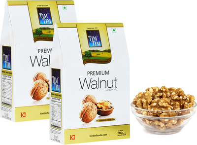 Tim Tim California Walnuts Kernels Premium Vacuum Packed 500gm Walnuts(2 x 250 g)