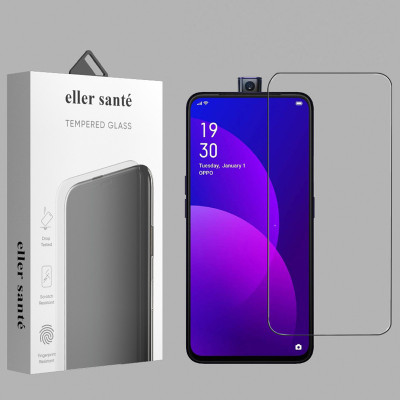 eller santé Edge To Edge Tempered Glass for Oppo F11(Pack of 1)