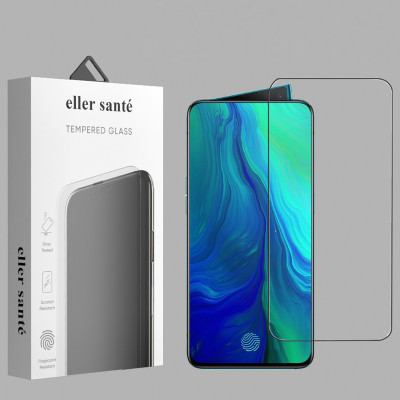 eller santé Edge To Edge Tempered Glass for Oppo Reno(Pack of 1)