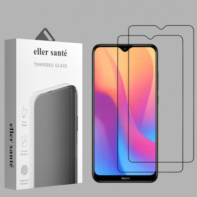 eller santé Edge To Edge Tempered Glass for Redmi 8 / Redmi 8A(Pack of 2)