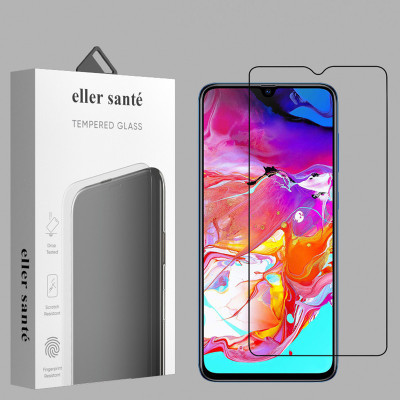eller santé Edge To Edge Tempered Glass for Samsung Galaxy A70(Pack of 1)