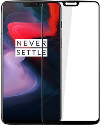 CraveMart Edge To Edge Tempered Glass for OnePlus 6(Pack of 1)