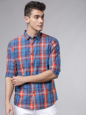 HIGHLANDER Men Checkered Casual Multicolor Shirt
