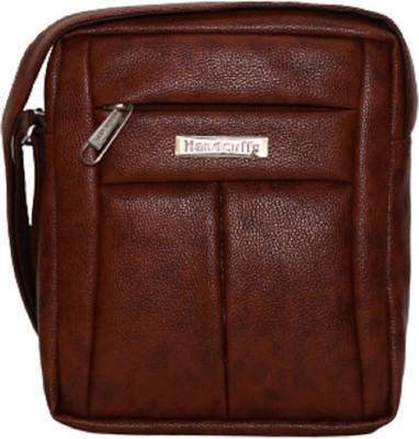 HANDCUFFS Tan Sling Bag STYLISH SLING BAG FOR MEN/WOMEN