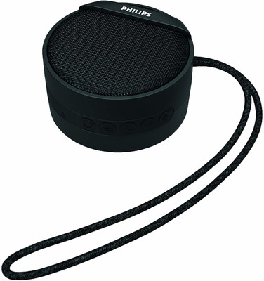 Philips Wireless Portable Speaker (BT3901B/94, Black)