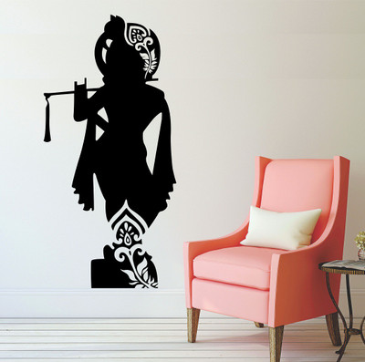 Littlebuds 90 cm Lord Krishna Removable Sticker(Pack of 1)