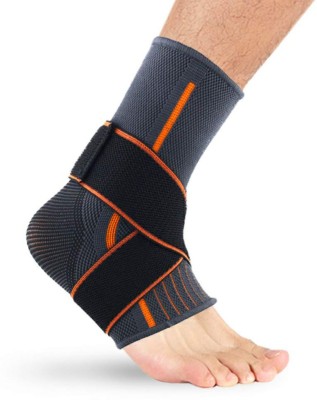 DreamPalace India Adjustable Ankle Brace for Injury and Pain Support With Double Strap Ankle Support(Multicolor)