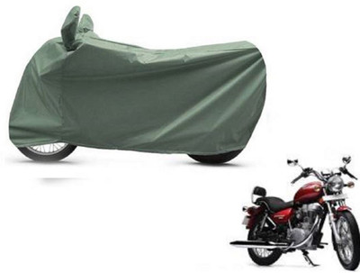 High Quality Waterproof Two Wheeler Cover for Royal Enfield(Thunderbird 500, Green)