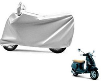 High Quality Waterproof Two Wheeler Cover for Piaggio(Vespa VXL, Silver)