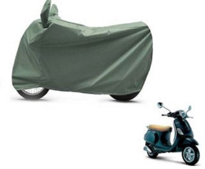 High Quality Waterproof Two Wheeler Cover for Piaggio(Vespa VXL, Green)