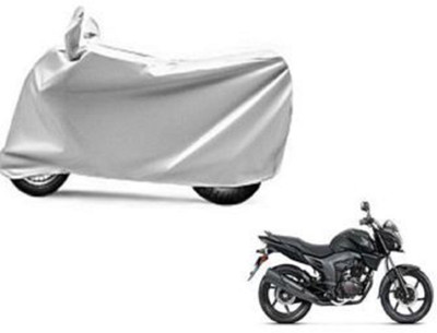 High Quality Waterproof Two Wheeler Cover for Honda(CB Trigger, Silver)