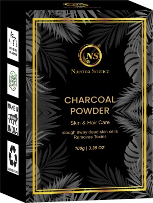 Nuerma Science Organic Charcoal Powder For Skin Lightening, Teeth Whitening(100 g)