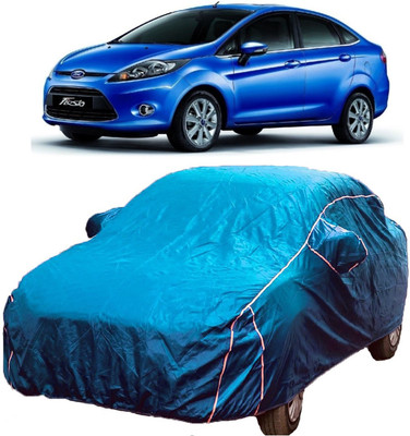 MoTRoX Car Cover For Ford Fiesta Classic (With Mirror Pockets)(Blue)