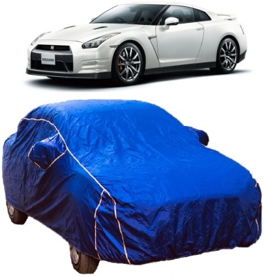 MoTRoX Car Cover For Nissan GT-R (With Mirror Pockets)(Blue)