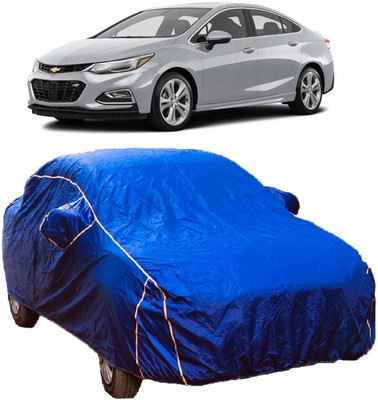 MoTRoX Car Cover For Chevrolet Cruze (With Mirror Pockets)(Blue)