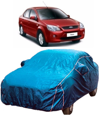 MoTRoX Car Cover For Ford Ikon (With Mirror Pockets)(Blue)
