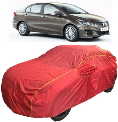 MoTRoX Car Cover For Maruti Suzuki Ciaz (With Mirror Pockets)(Red)