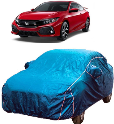 MoTRoX Car Cover For Honda Civic (With Mirror Pockets)(Blue)