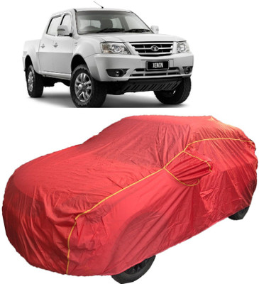 MoTRoX Car Cover For Tata Xenon (With Mirror Pockets)(Red)