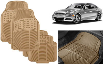Auto Kite Rubber, PVC Standard Mat For  Mercedes Benz C250(Beige)