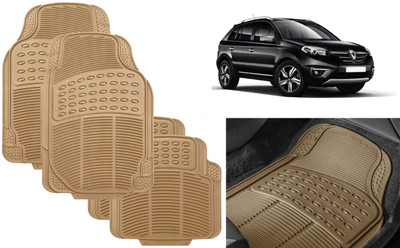 Auto Kite Rubber, PVC Standard Mat For  Renault Koleos(Beige)