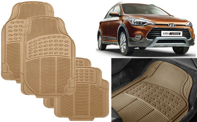 Auto Kite Rubber, PVC Standard Mat For  Hyundai i20(Beige)