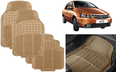 Auto Kite Rubber, PVC Standard Mat For  Tata Indigo CS(Beige)