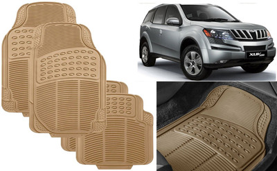 Auto Kite Rubber, PVC Standard Mat For  Mahindra XUV 500(Beige)