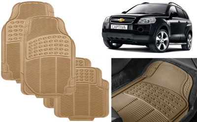 Auto Kite Rubber, PVC Standard Mat For  Chevrolet Captiva(Beige)
