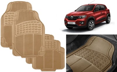 Auto Kite Rubber, PVC Standard Mat For  Renault Kwid(Beige)