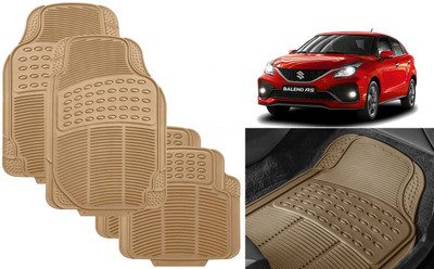 Auto Kite Rubber, PVC Standard Mat For  Maruti Suzuki Baleno(Beige)