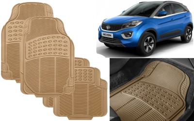 Auto Kite Rubber, PVC Standard Mat For  Tata Nexon(Beige)