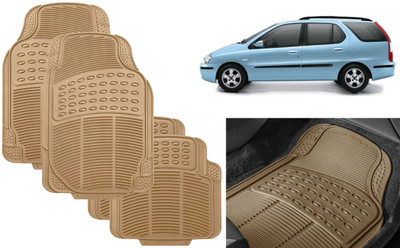 Auto Kite Rubber, PVC Standard Mat For  Tata Indigo Marina(Beige)