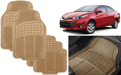 Auto Kite Rubber, PVC Standard Mat For  Toyota Yaris(Beige)