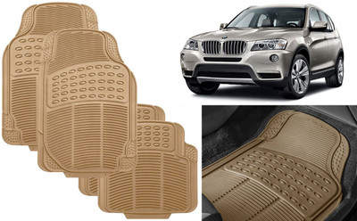 Auto Kite Rubber, PVC Standard Mat For  BMW X3(Beige)