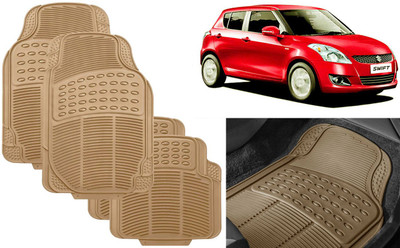 Auto Kite Rubber, PVC Standard Mat For  Maruti Suzuki Swift(Beige)