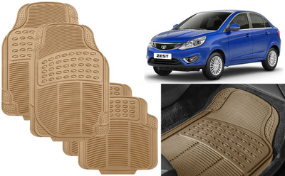 Auto Kite Rubber, PVC Standard Mat For  Tata Zest(Beige)