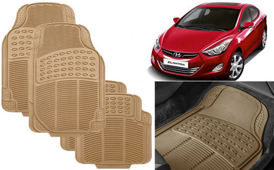 Auto Kite Rubber, PVC Standard Mat For  Hyundai Elantra(Beige)