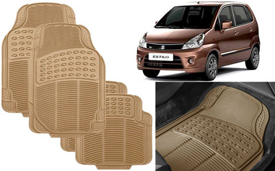 Auto Kite Rubber, PVC Standard Mat For  Maruti Suzuki Zen Estilo(Beige)