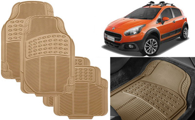 Auto Kite Rubber, PVC Standard Mat For  Fiat Avventura(Beige)