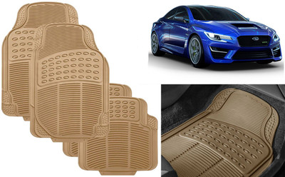 Auto Kite Rubber, PVC Standard Mat For  Subaru WRX(Beige)
