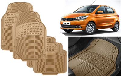 Auto Kite Rubber, PVC Standard Mat For  Tata Zica(Beige)